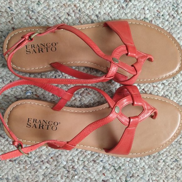 Franco Sarto Woman Leather Sandals - Picture 4 of 4